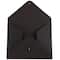 JAM Paper Black 9.5" x 12" Button & String Tie Kraft Portfolio